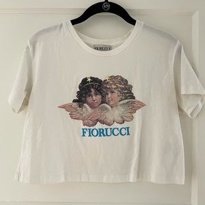 Fiorucci angel crop top